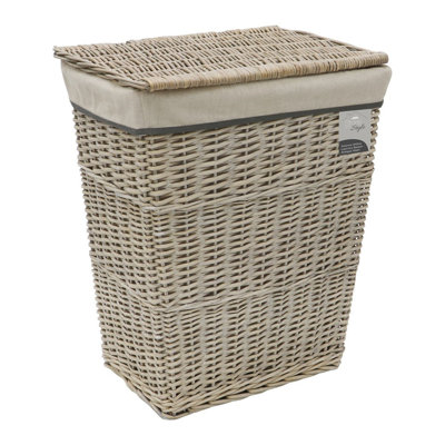 JVL Split Willow Decorative Basket