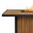 Bodhi 73" Rectangle Teak Dining Fire Table With Hidden Propane Tank Storage by Real Flame