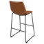 Ensemble de 2 chaises de comptoir rembourrées en similicuir Torince-1981974032-1981974126