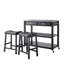 Ensemble d'îlot de cuisine avec plateau en granite Diamondback-416559872-442806317