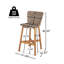 Tabouret de bar d'extérieur Lymington (sans la table)-728289571