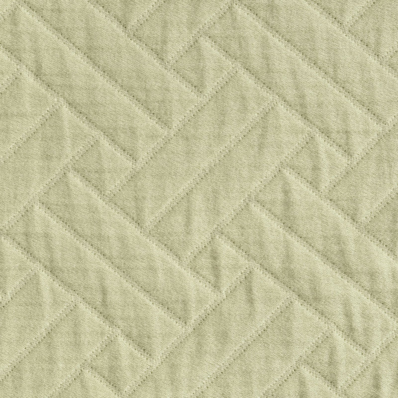 Couvre-lit en jacquard 100% coton Threadmill, Classic Sage Green, Très grand (106 po x 90 po)