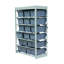Étagère de rangement pour bacs de rangement à 6 niveaux et 22 bacs Jymon l 33 po x P 15 po x H 50 po