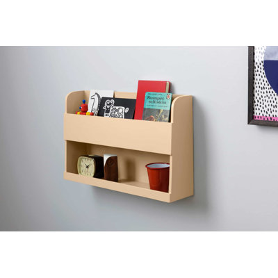 Genesee 13.2'' H X 21'' W Floating Shelf Kids Bookcase