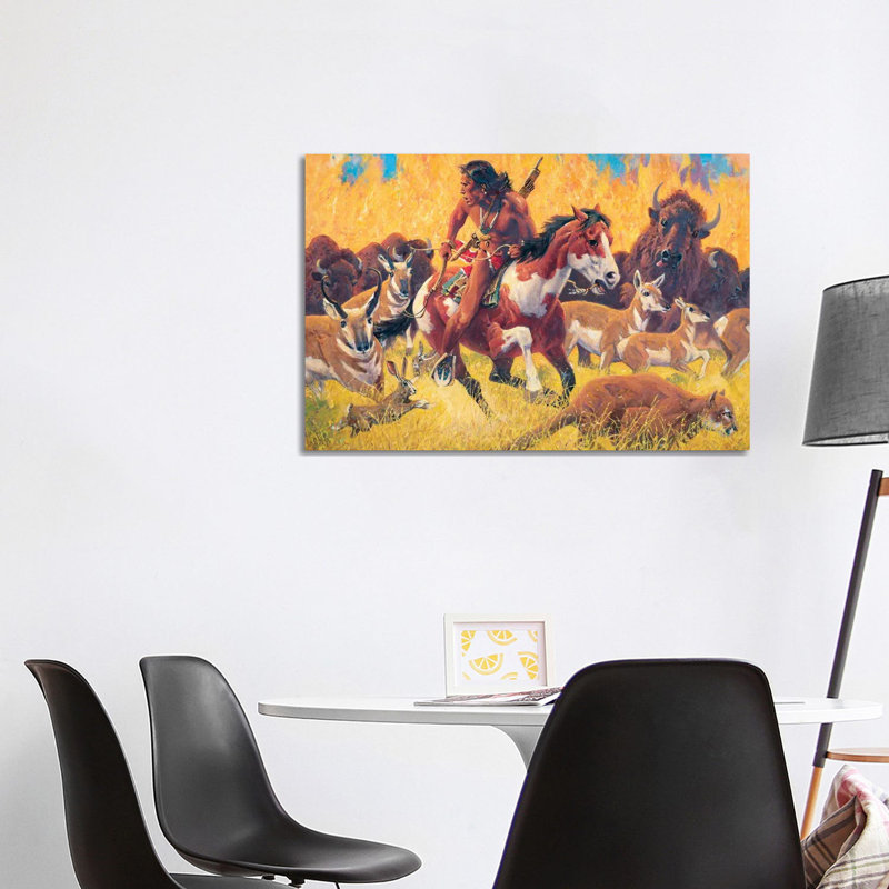 Wildfire By David Mann - Wrapped Canvas Painting - Wrapped Canvas Painting, 101.6 cm H x 66.04 cm W x 1.91 cm D