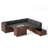 Treyshun Wicker Reversible Patio Seating Group with Cushions-728881970-676687709