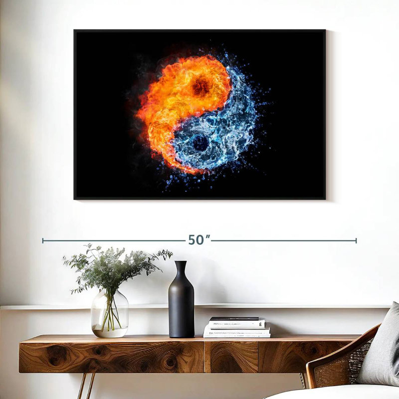 Yin Yang Elements, 27" H x 40" W