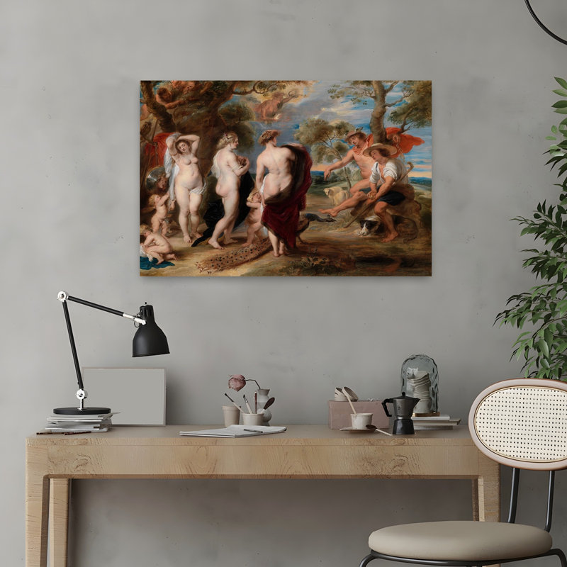Le Jugement de Paris, reproduction d'art murale classique, H 16 po x l 24 po