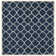 Carolene Hand Tufted Wool/Cotton/Latex Geometric Rug in Blue/Ivory