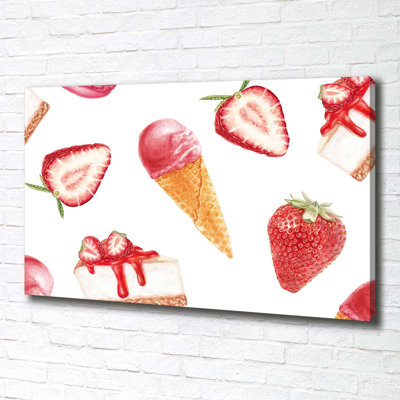 Dessert - No Frame Print on Canvas