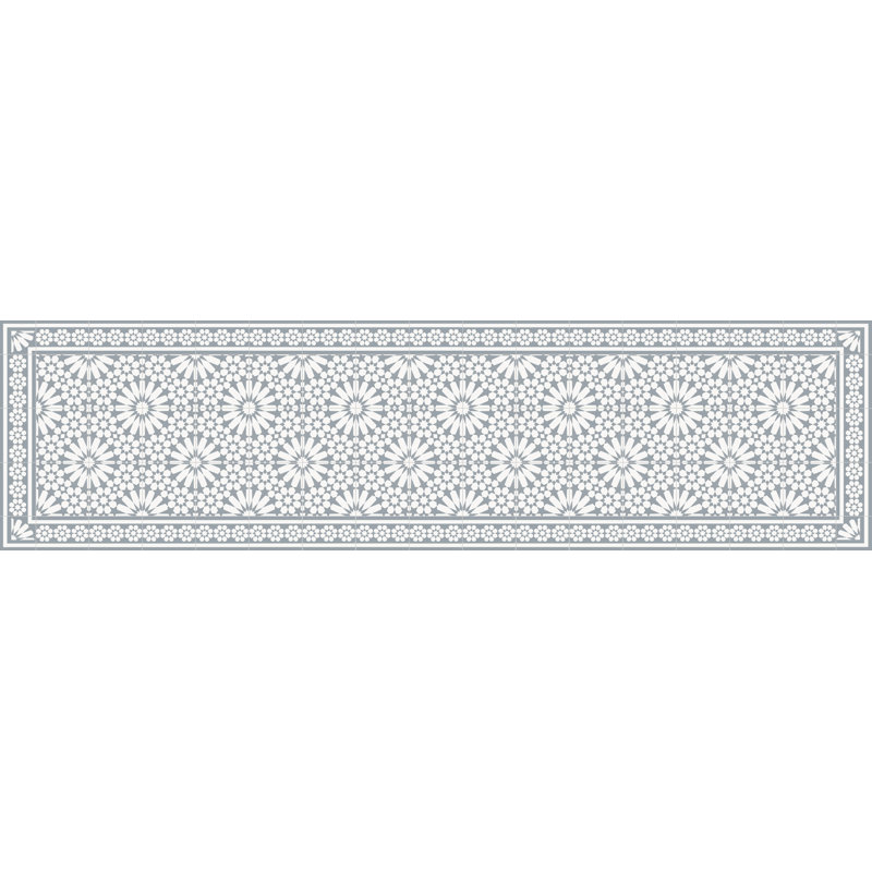 Abdiraxman Vinyl Machine Printed Area Rug, Rectangle 2'2" x 8'2.4"