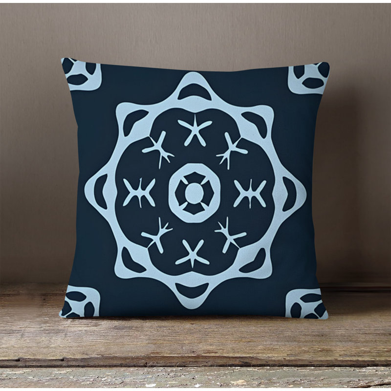 Throw Pillow With Insert, Blue 18, 20"H x 20"W