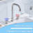 Widespread Bathroom Faucet with Drain Assembly