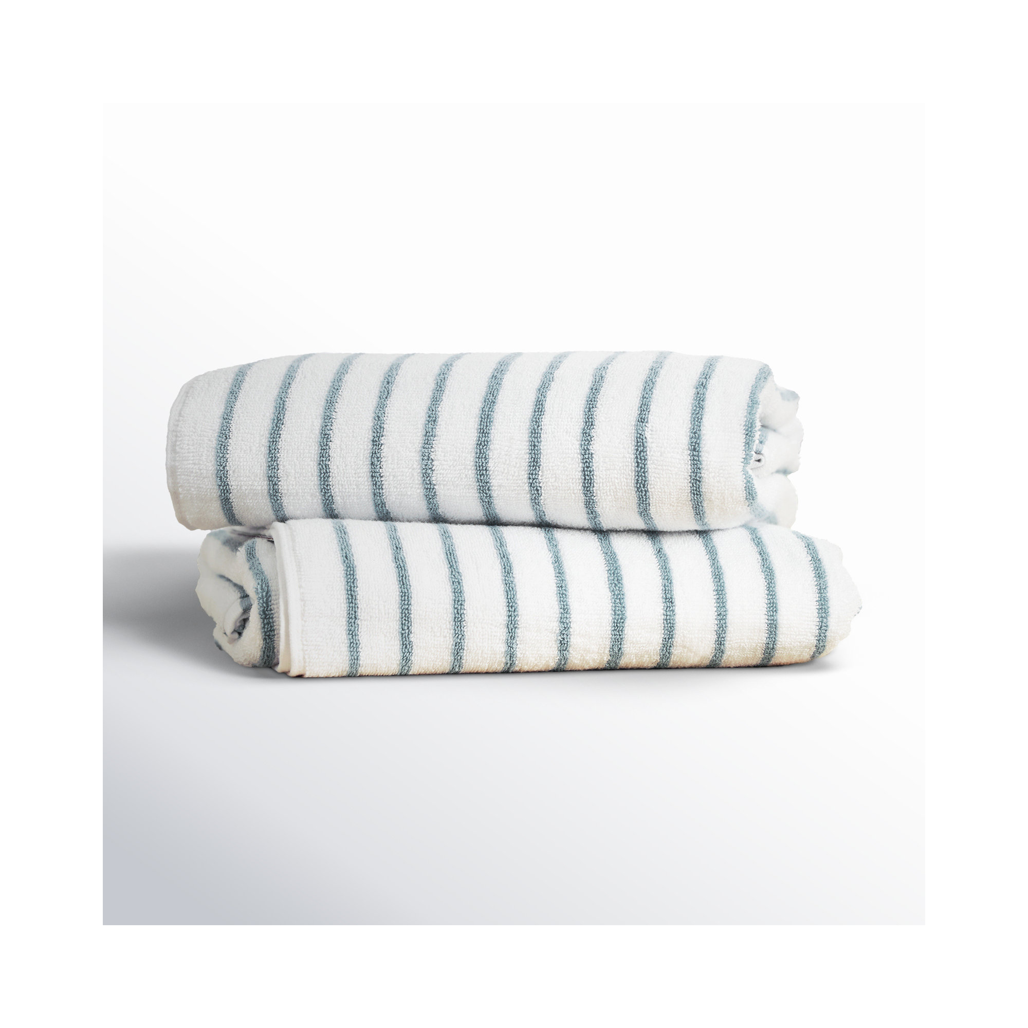 100% Cotton Cabana Beach Towel, Light Blue