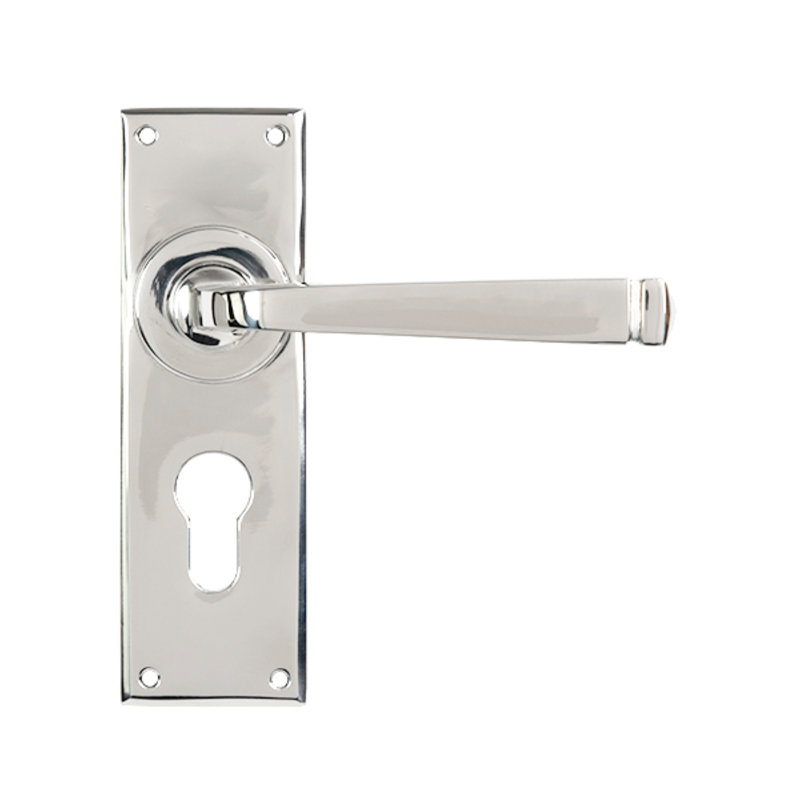 Door Handle, Polished Marine