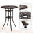 Outdoor Cast Aluminum Round Dining Table