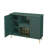 47.23'' Large Coffee Bar Cabinet with Bottle Rack Buffet Sideboard Table for Home, Honeycomb Carving Modern Design-1694474876