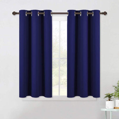 Paire de rideaux occultant en polyester
