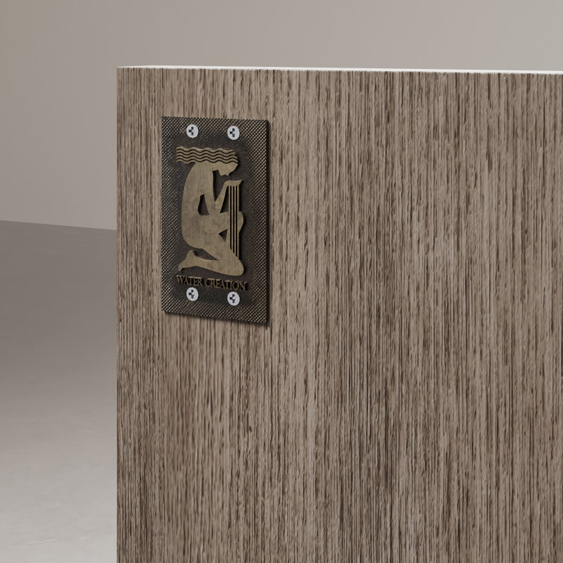 Ensemble de meuble-lavabo simple 24 po Kamila, Chrome