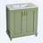 Bathroom Vanity with Ceramic Sink, Hidden Drawer
