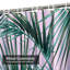 Rideau de douche à motif de feuilles de palmier tropicales avec 12 crochets-421254101