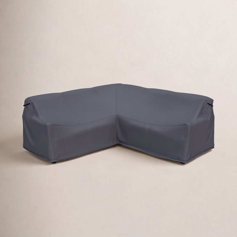 Armando 78'' Wide Triangle Aluminum Patio Sectional Sofa Cover