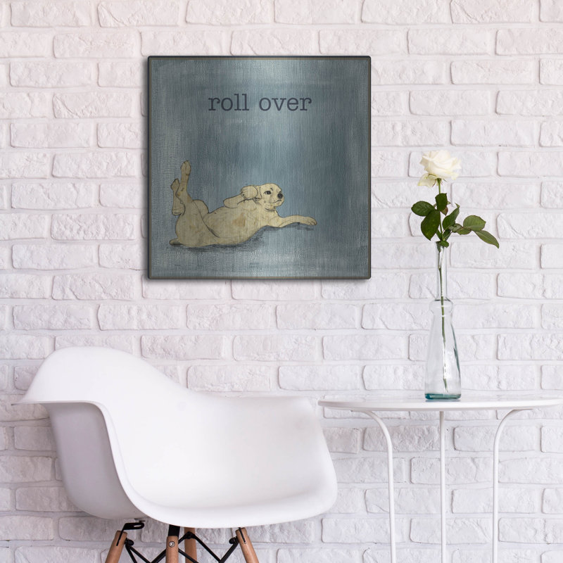 «Roll Over» par Alicia Ludwig, art mural en métal, H 24 po x l 24 po