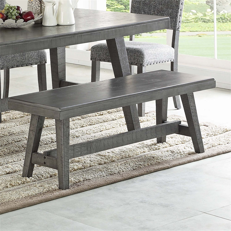 Banc de salle à manger en bois de style contemporain, parfait pour le confort et l'esthétique moderne