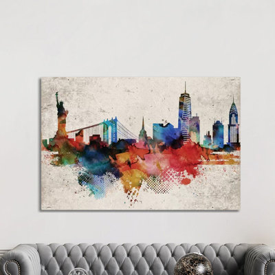 New York Abstract - impression d'art graphique