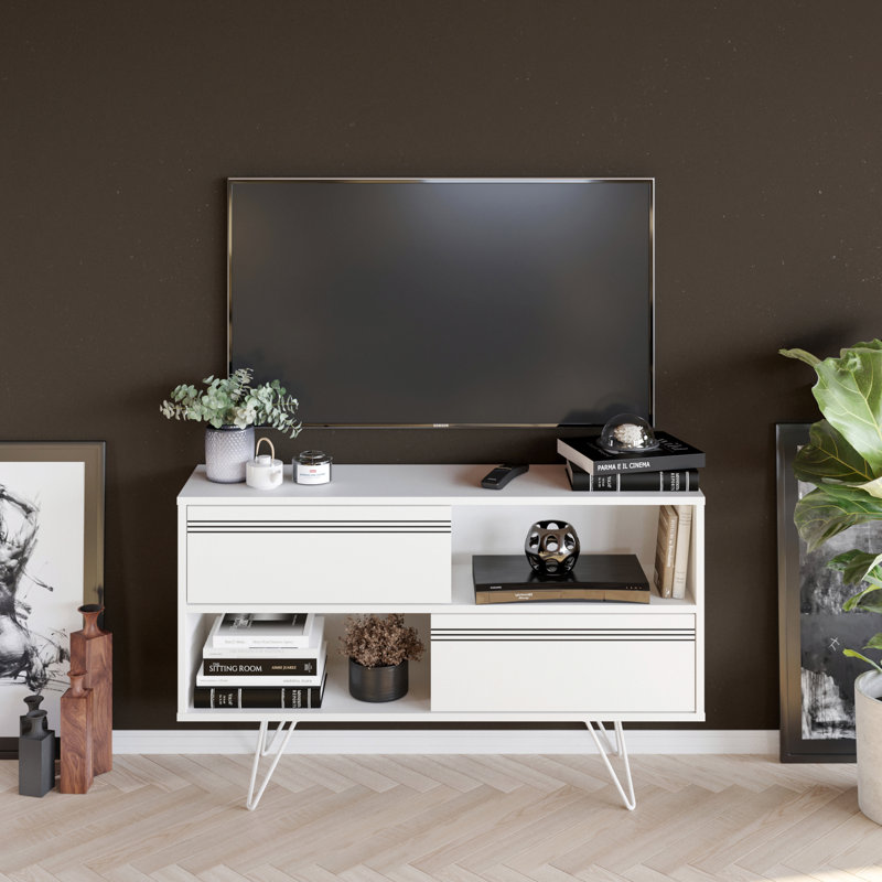 Appley TV Stand for TVs up to 50", White