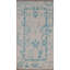 Tapis beige en laine noué à la main de conception unique 2 pi 0 po x 3 pi 10 po New Age
