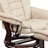Shebeen Faux Leather Swivel Recliner-125065194