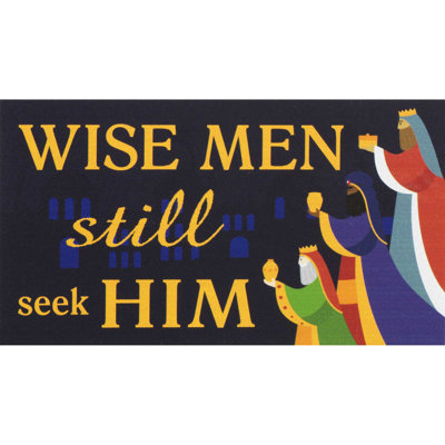 Magnet Wise Men Still Seek Him 5x2.75
