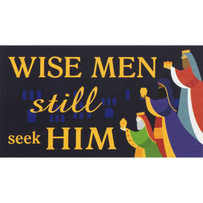 Magnet Wise Men Still Seek lui 5 x 2,75 po