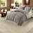 Comfortable Gray Faux Fur Bedding Sets For Modern Home