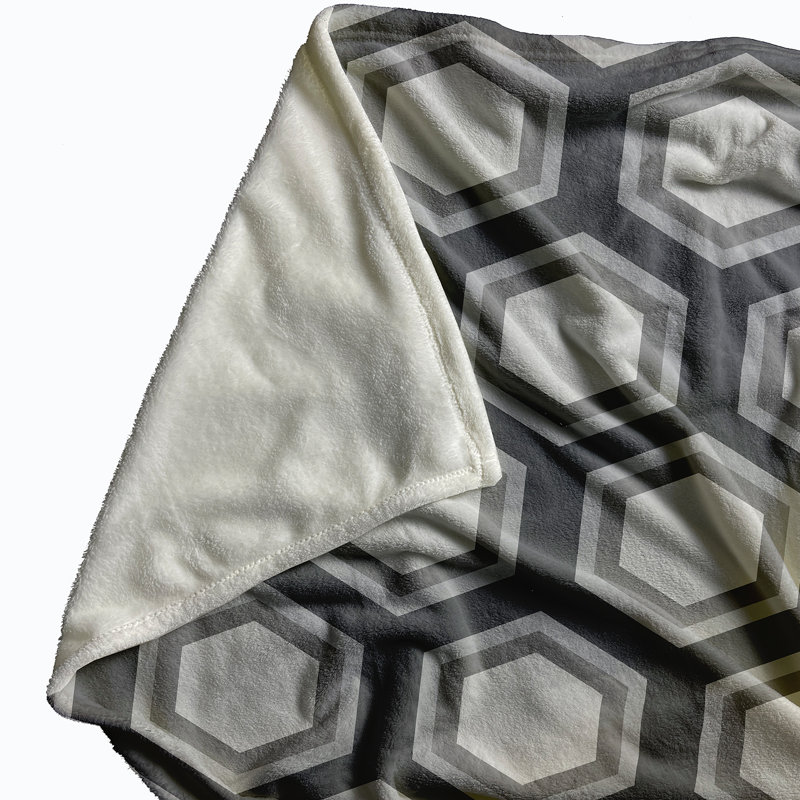 Burritt Plain Weave / Muslin Throw Blanket, Grey
