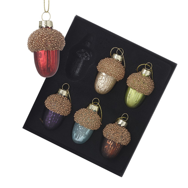 7cm Glass Hanging Figurine Ornament