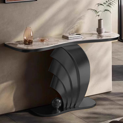 Italian style simple high-end luxury console table
