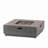 Square Iron Fire Pit-50 000 Btu(Tank Cover Not Included)-265212241