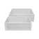 Whitehaus Collection 27” Single Bowl Fireclay Kitchen Sink: Reversible Plain & Concave Front Aprons