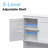 Wall Bathroom Cabinet With Open Shelf