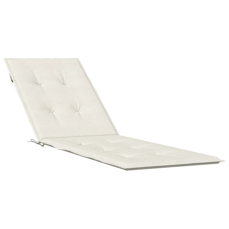 Coussin de chaise longue pour terrasse Latitude (29,5 po + 41,3 po) x 19,7 po x 1,2 po, Crème