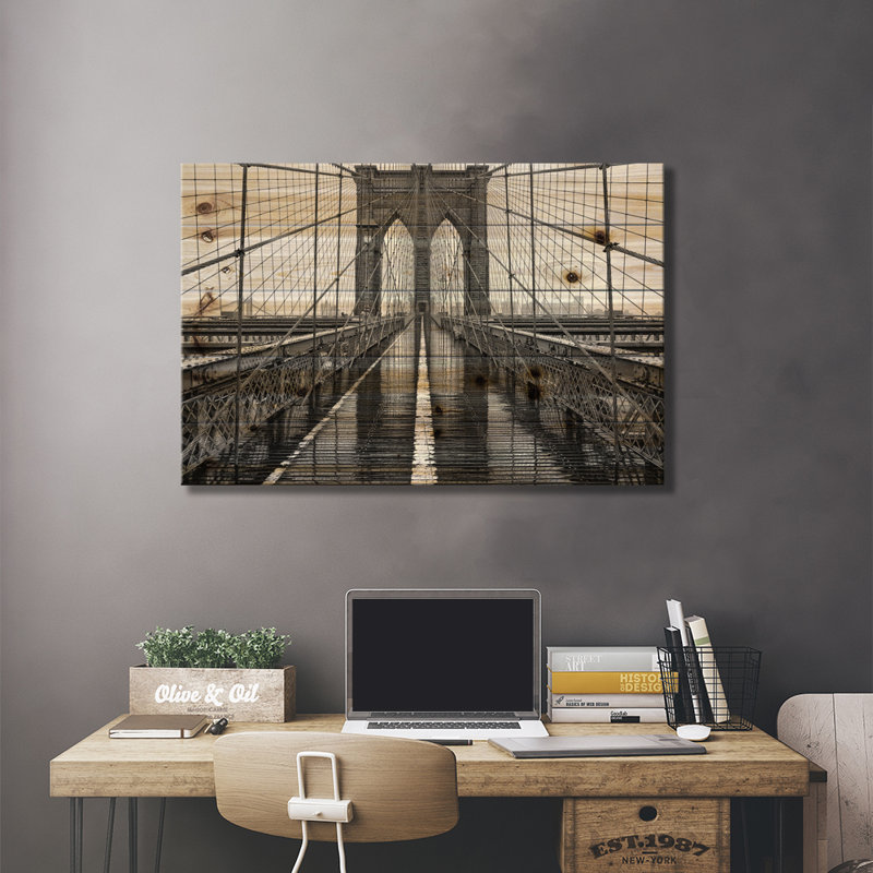 Pont de Brooklyn, L 40 po x H 26 po
