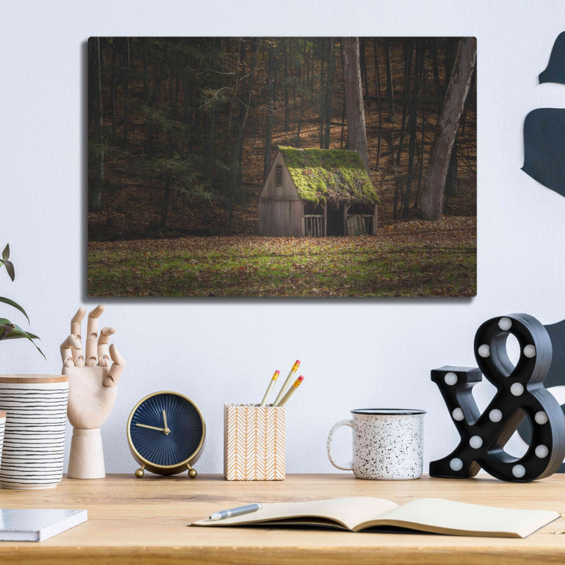 «Rustic Glow» par Natalie Mikaels, art mural en métal, H 12 po x l 16 po