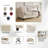 Mayner Fabric Reception Loveseat-1169084588