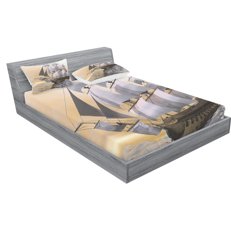 Microfiber Sheet Set, Full Sheet Set with Fitted Sheet