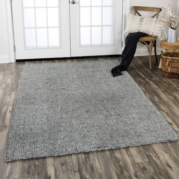 Highland Dunes Zellmer Wool Solid Color Rug & Reviews | Wayfair