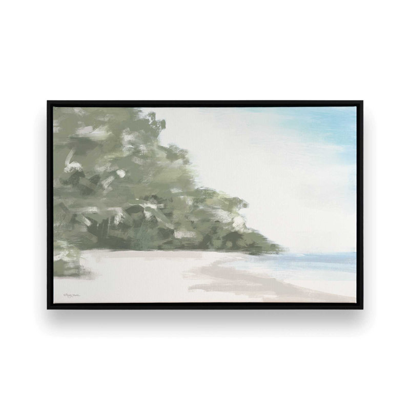 Reproduction d'art «Tranquil Spot» par Molly Mattin, Toile avec cadre, L 18 po x H 12 po, Noir