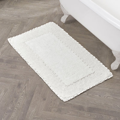 Laura Ashley Ruffle 100% Cotton Bath Rugs