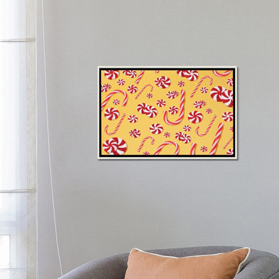 «Candy Cane», reproduction d'art sur toile encadrée